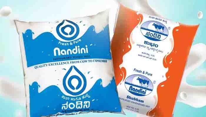 നന്ദിനി പാല് ലിറ്ററിന് അഞ്ച് രൂപ വരെ കൂടാൻ സാധ്യത